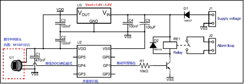 推出超低功耗数字式热释电传感器，翠展微电子厉害了……