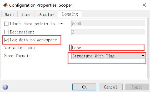 simulink多输入示波器波形数据导出到workspace用plot函数重新画出_simulink to workspace画图-CSDN博客