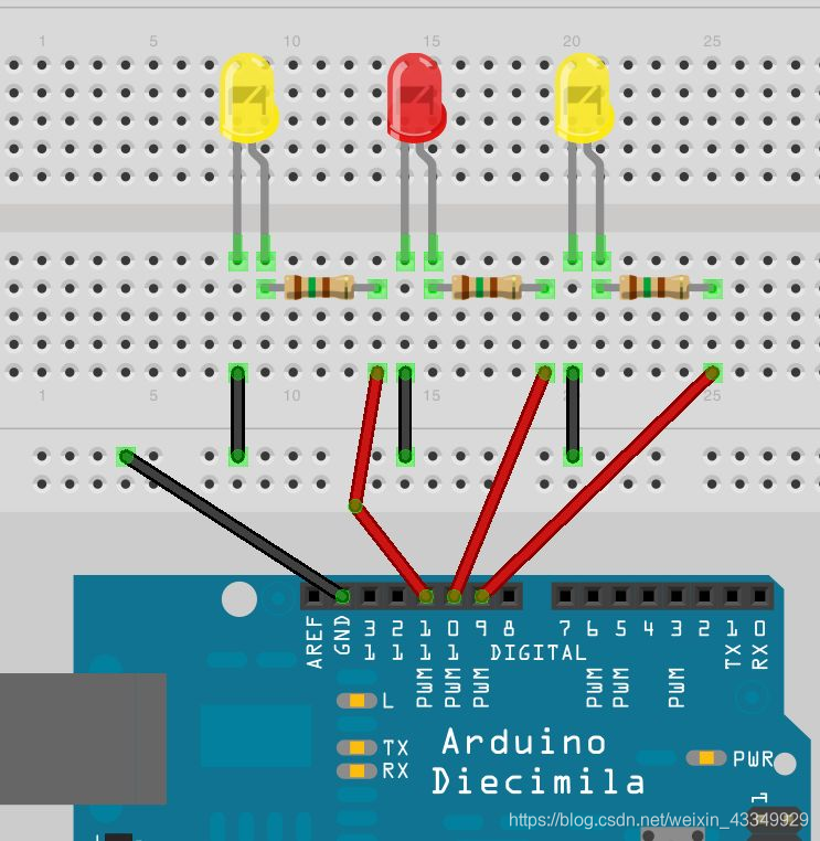 【Arduino】入门篇——火焰灯_led仿真火焰灯 程序-CSDN博客
