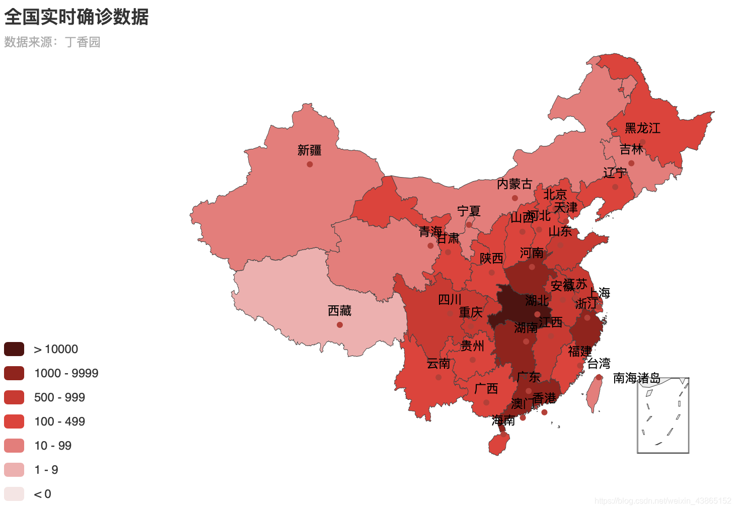 中国新冠疫情地图
