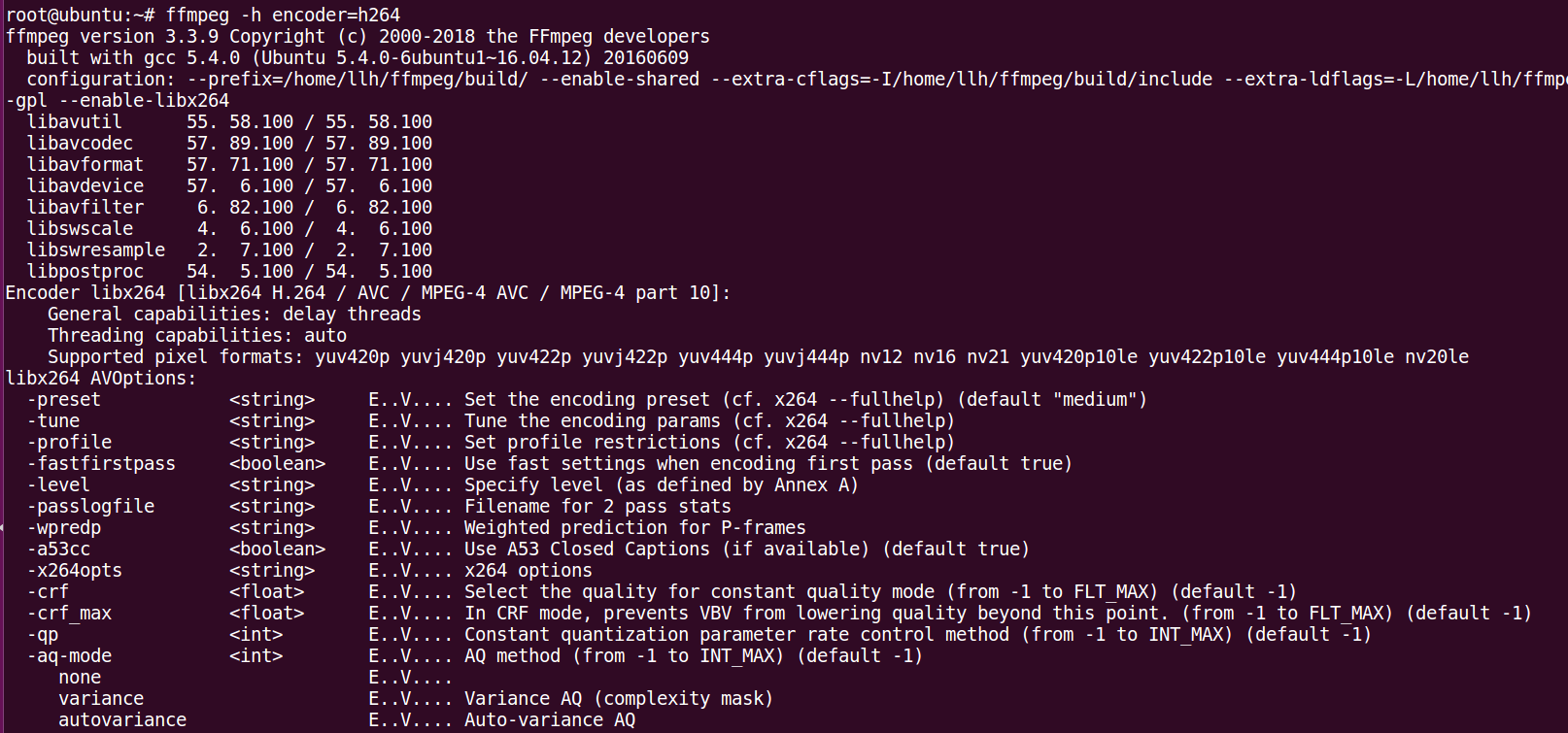 Linux下FFmpeg之H264编译_ffmpeg h264编译CSDN博客