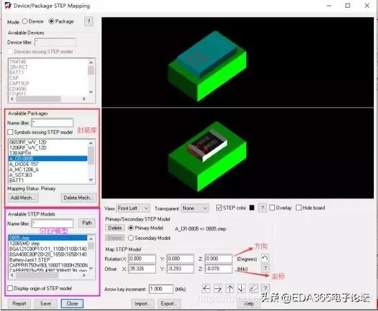 Dos clases de paquete PCB Allegro modelo Fu 3D para explicar, hay que entenderlo?