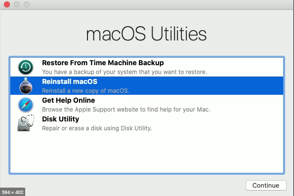 no packages were eligible for install mac