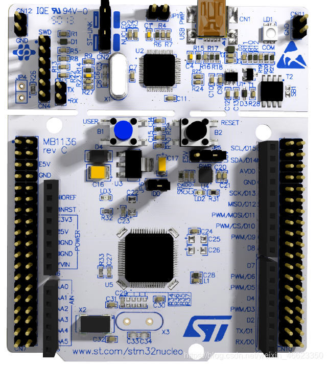 NUCLEO_F103RB开发板