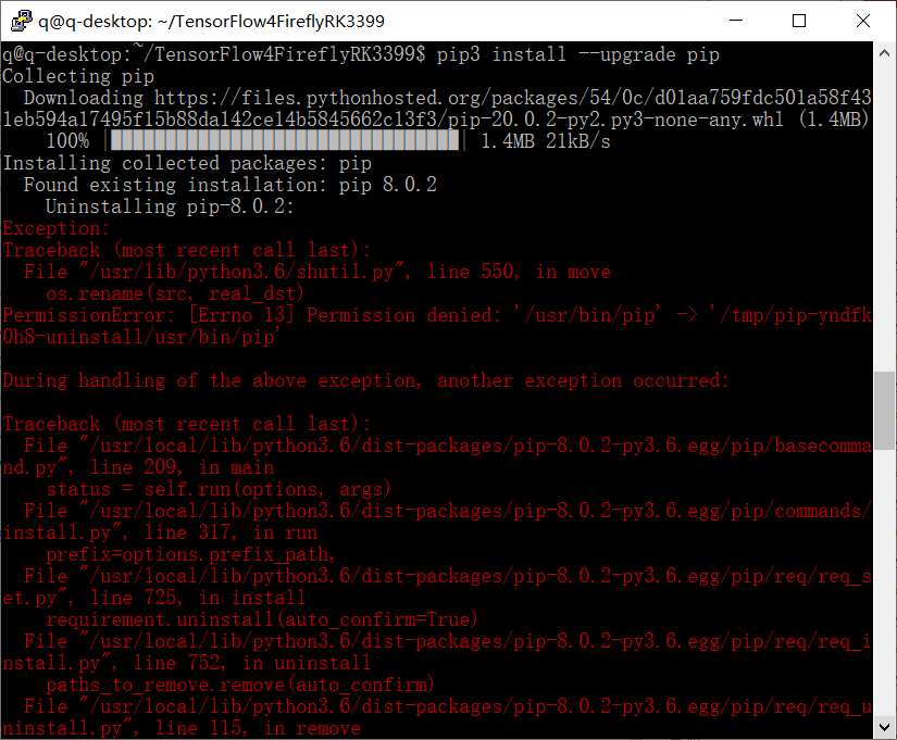 pip3 upgrade pip3 upgrade