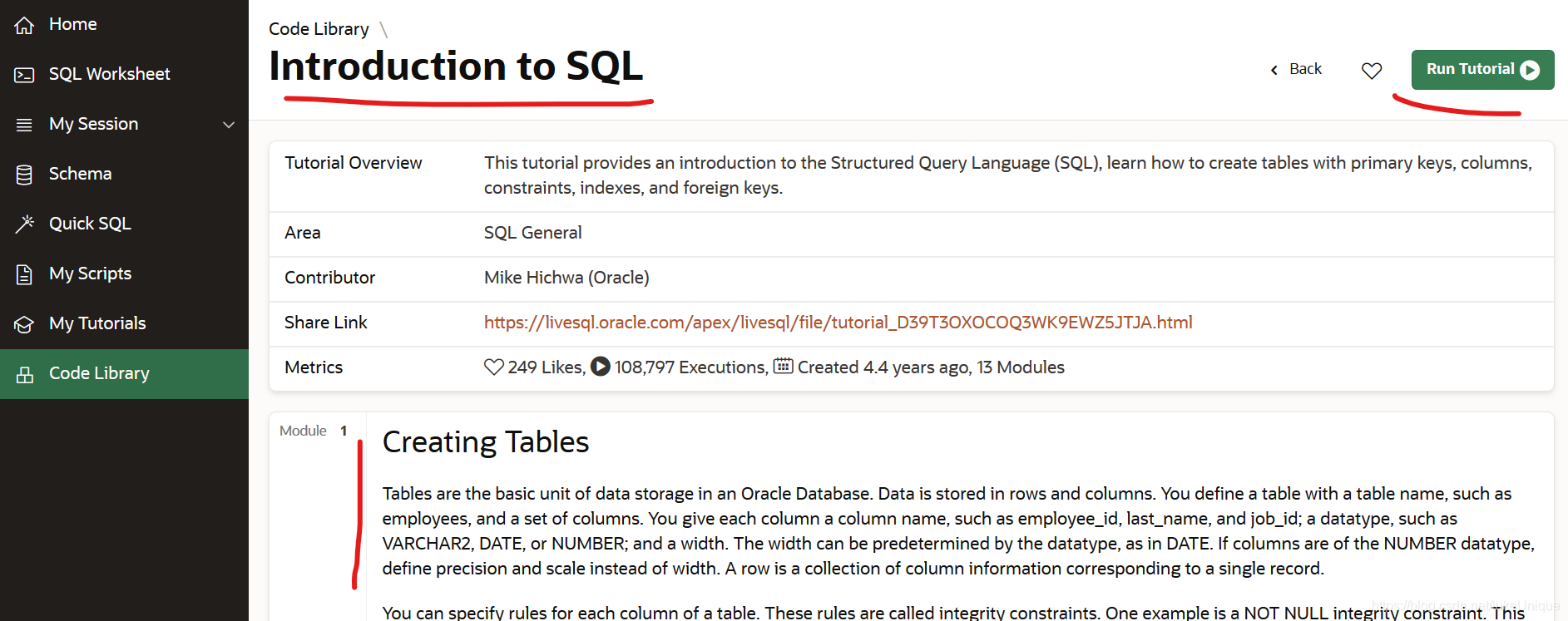 最方便的在线Oracle SQL学习环境--Live SQL_oracle sql 在线-CSDN博客
