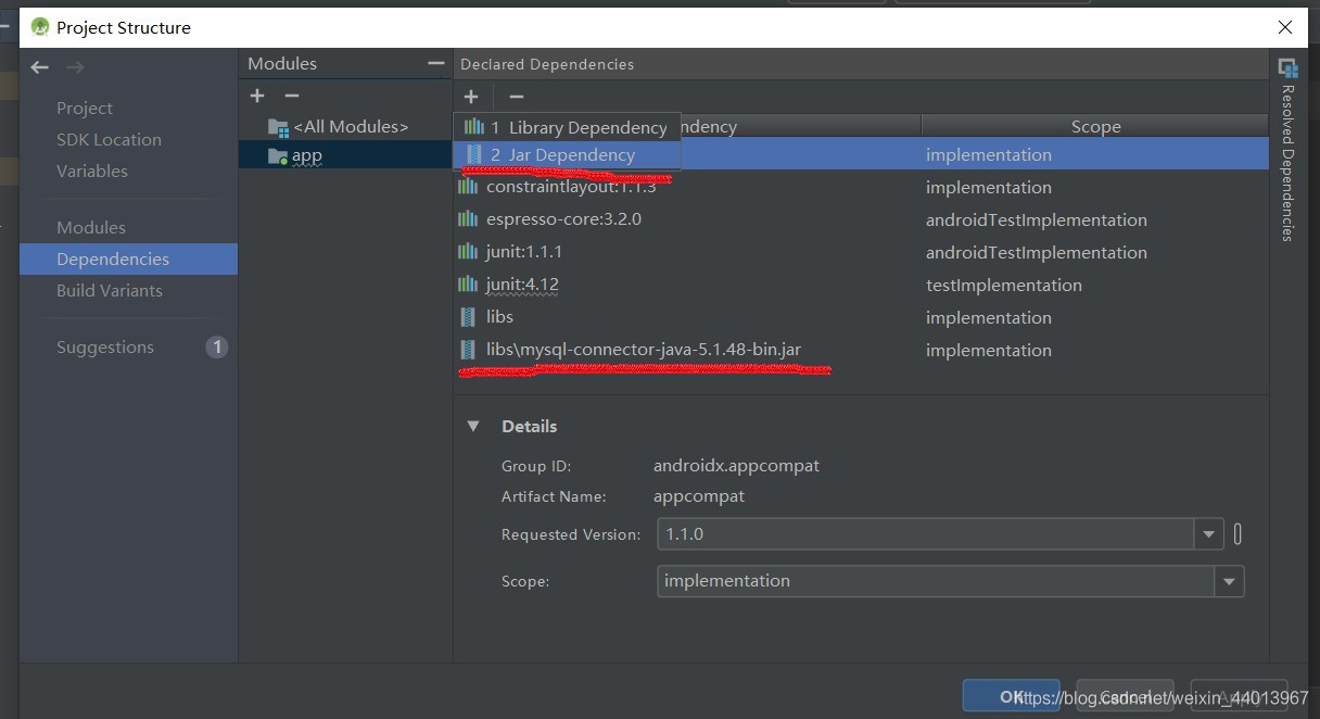 小白亲自实践 Android Studio 连接MySQL数据库,并实现表查询。_android连接mysql数据库的表进行查询操作-CSDN博客