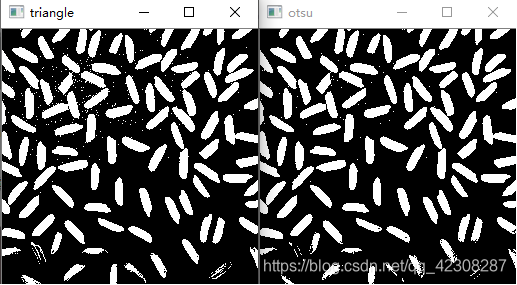 直接进行阈值分割效果