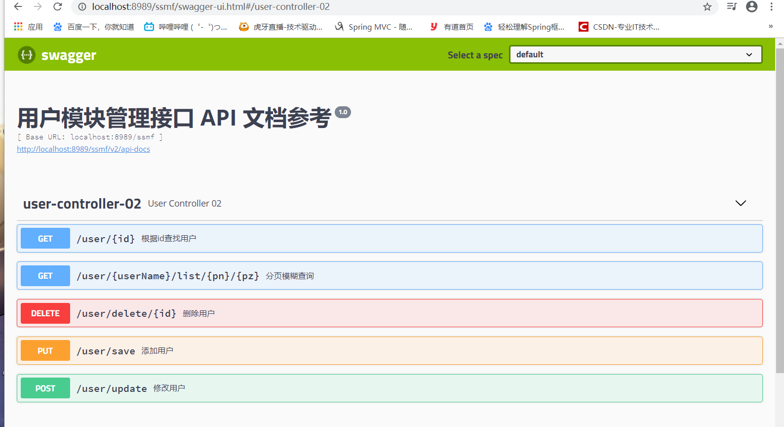 Swagger2 builds RestFul API documentation - Programmer Sought