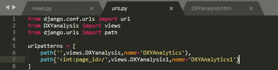 APP DXYanalysis的urls.py