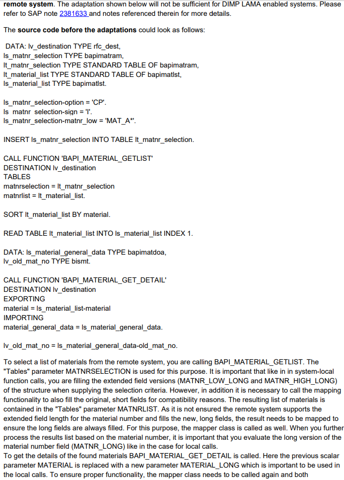 Material Number Field Length Extension Code Adaptions_sap 物料编号字段长度扩展CSDN博客