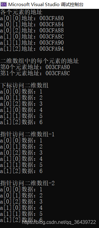 Two-dimensional array