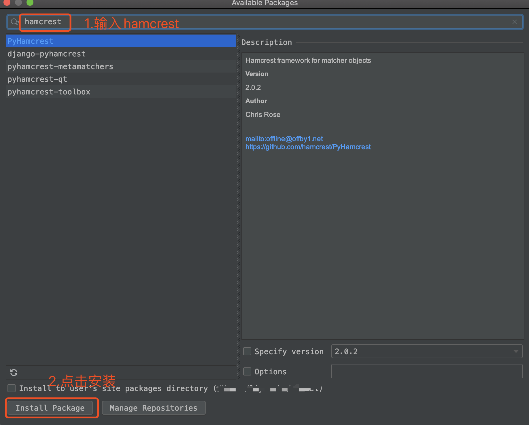 基于Python语言Hamcrest断言的使用_python中hamcrest断言库怎么使用CSDN博客