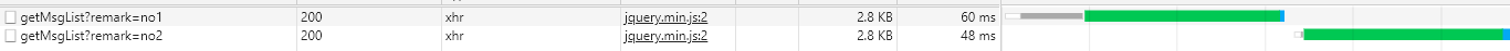 Traditional method calls two interface time charts in sequence