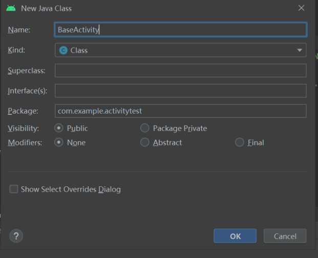 Android学习笔记之——Activity的进一步探索_baseactivity extends