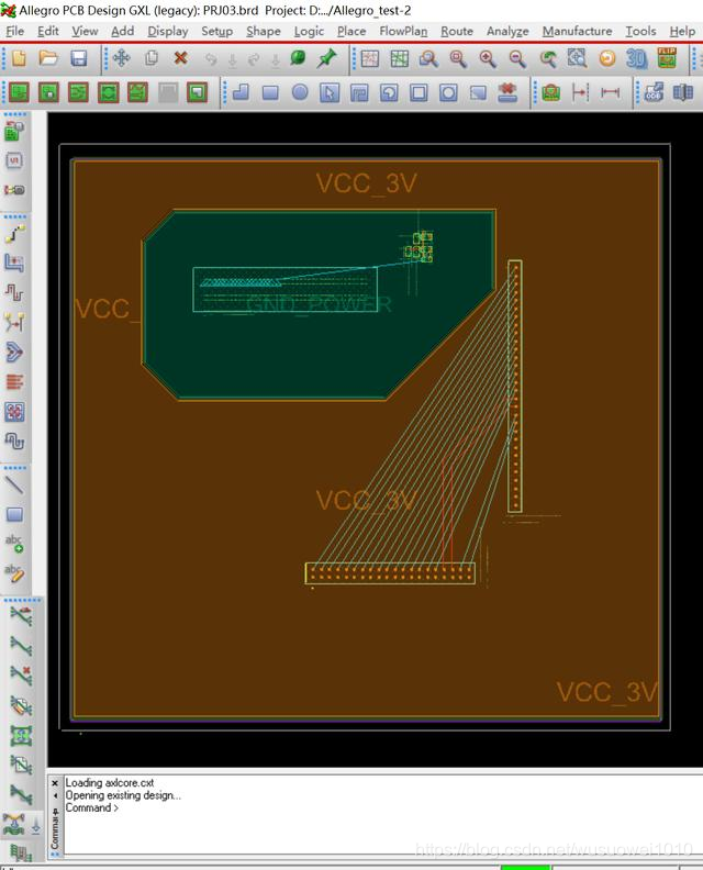 Allegro shortcuts -PCB environment