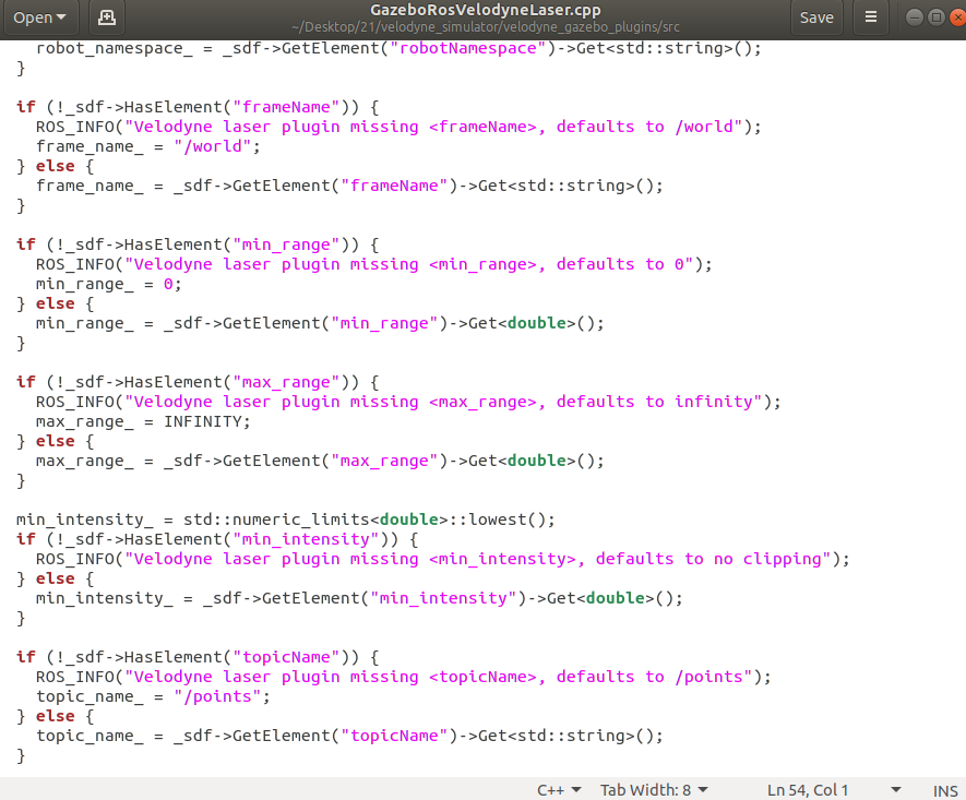 ROS学习笔记——Gazebo仿真32线velodyne雷达并在rviz显示点云数据_libgazebo_ros_velodyne_laser