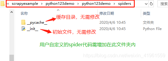spiders文件夹