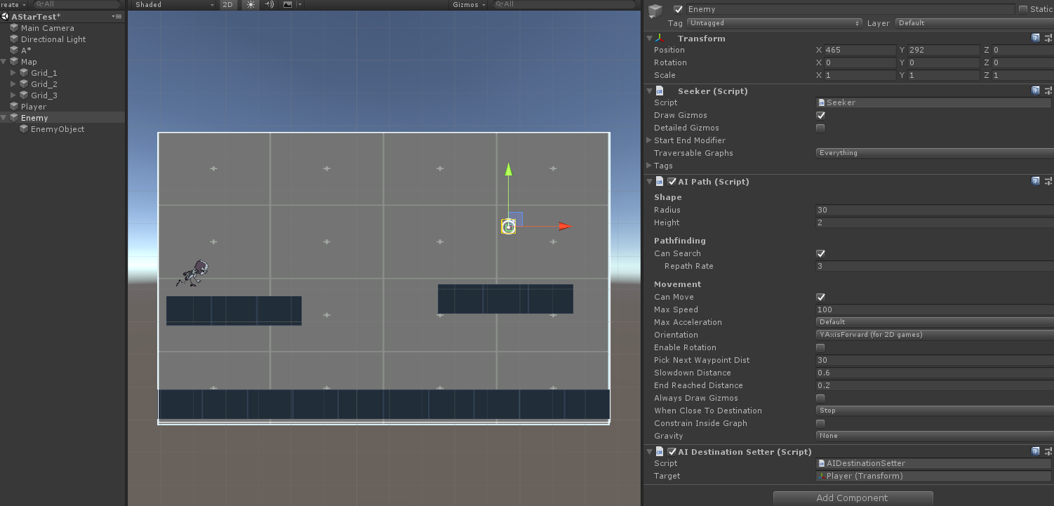 Unity A*Pathfinding - 2D项目_a* Pathfinding 2d-CSDN博客