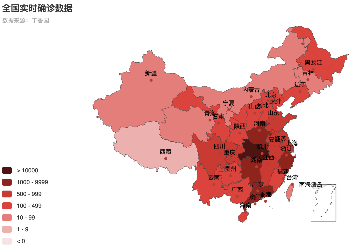 全国疫情地图