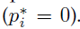 （p i = 0）