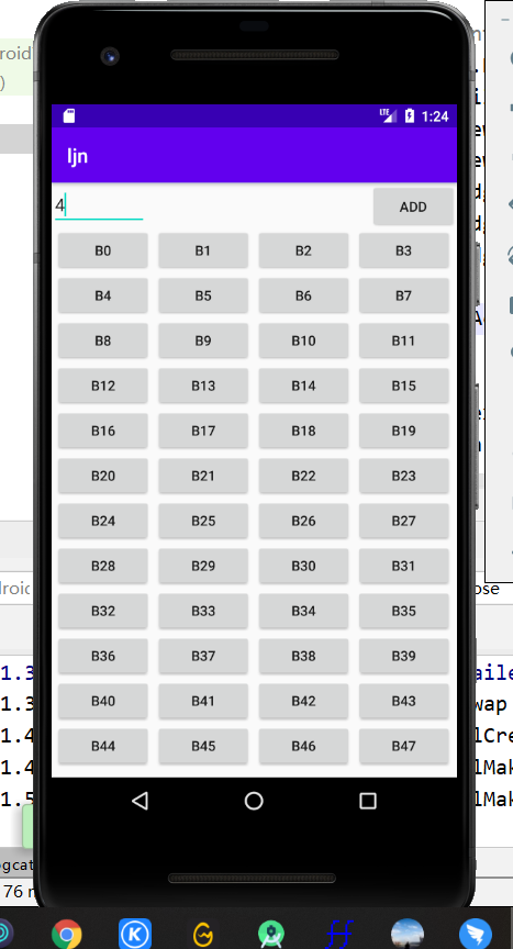 Android动态生成Relativelayout + button