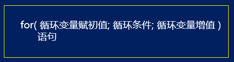 [外链图片转存失败,源站可能有防盗链机制,建议将图片保存下来直接上传(img-BOPTjg2N-1586266749558)(E:\workspace\TyporaProjects\C笔记\网易-C程序设计第四版\images\第四章\4-3-2-常用for语句形式.png)]