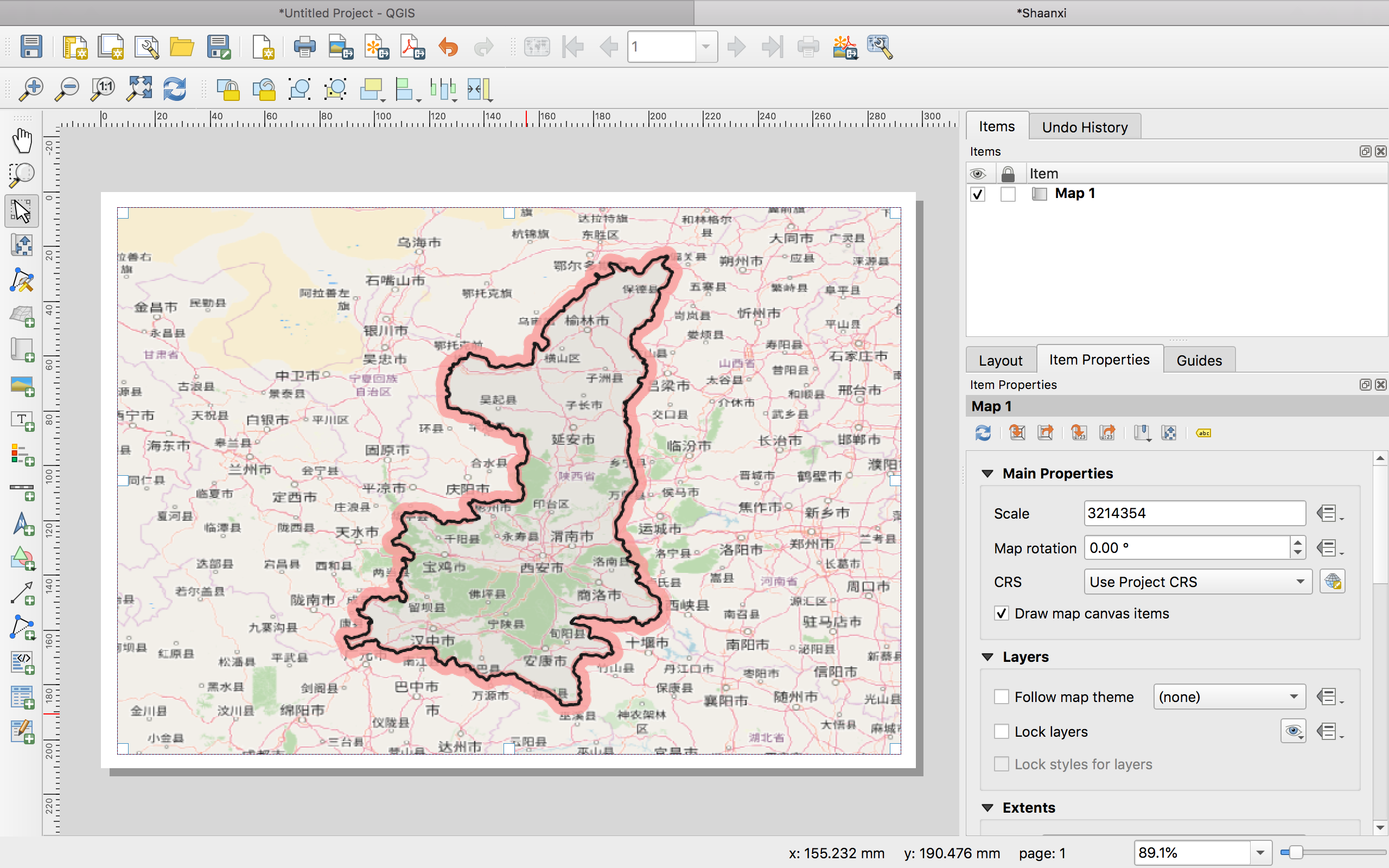 手把手教你使用qgis制作地图