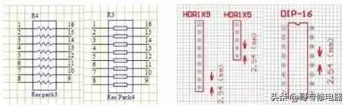 常用元器件及元器件封装知识