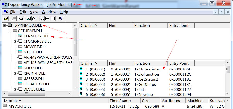 Loadlibrary не загружает dll