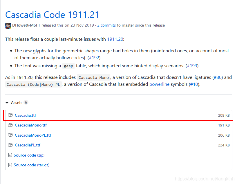 vs code Cascadia Code 字体,vscode使用字体_vscode使用本地字体文件-CSDN博客