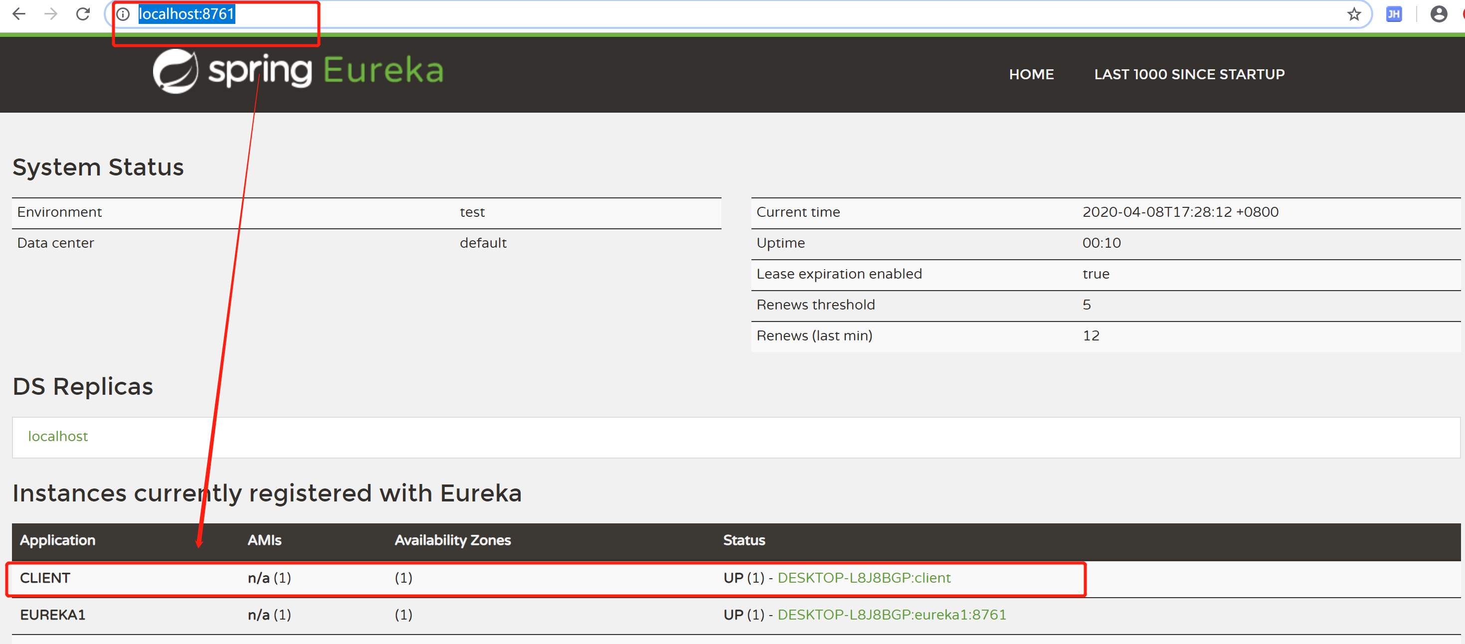 High availability of Eureka registry in SpringCloud - Programmer Sought