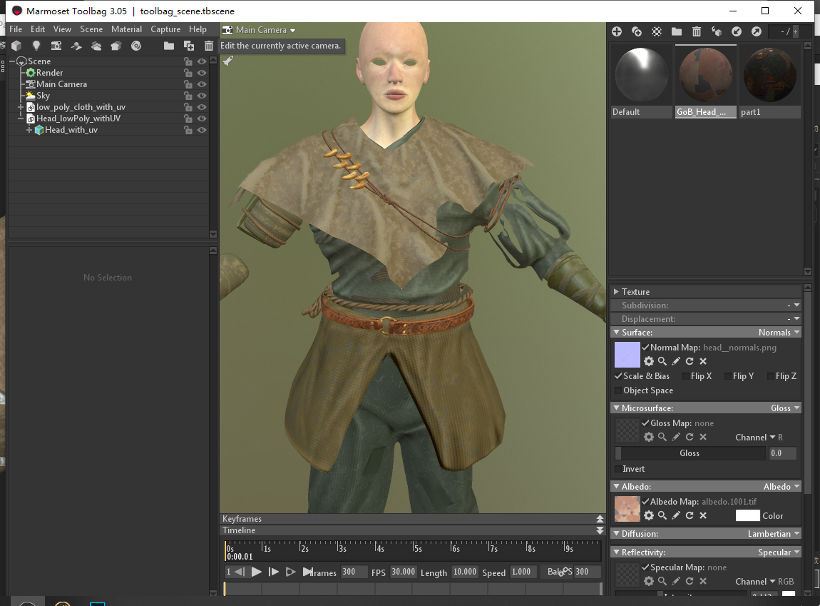 Substance Painter  Mari 导出 到MarmosetToolBag