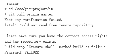 解决centos7上Jenkins在Shell执行git权限问题