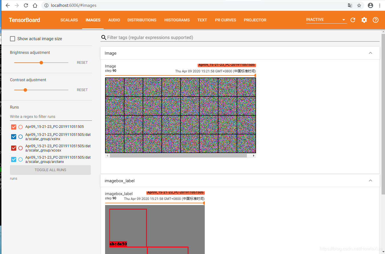 python tensorboard doesn't update scalars for... 数据可视化:TensorboardX安装及使用(安装测试+实例演示)-CSDN博客
