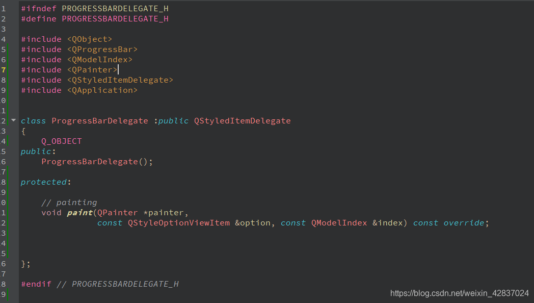 Qt Delegate CSDN