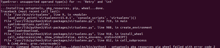 oserror-command-setuptools-pkg-resources-pip-pydoudou