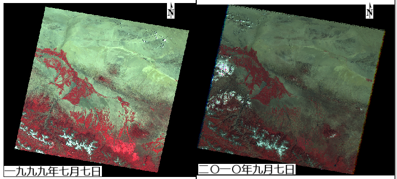 遥感方法研究张掖市1999-2010年土地利用变化