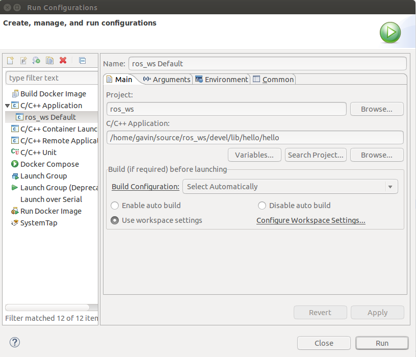 1. Eclipse配置ROS开发环境_eclipse clangformatCSDN博客