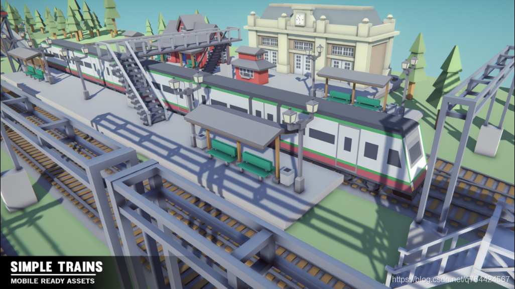 【Unity3D插件】Simple Trains - Cartoon Assets插件分享《卡通风火车场景》_unity如何模拟铁路火车-CSDN博客