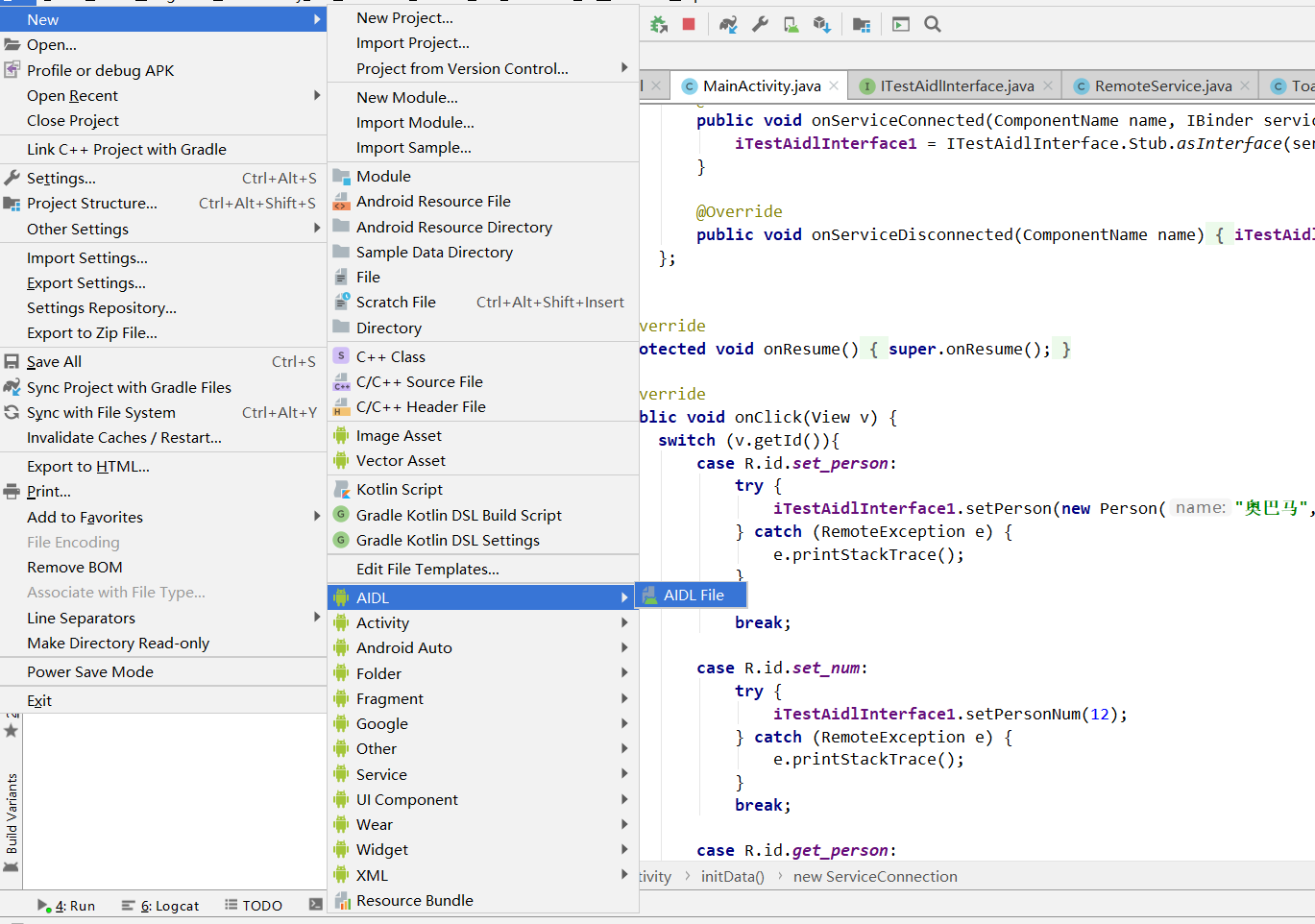 android aidl simple to use - Programmer Sought