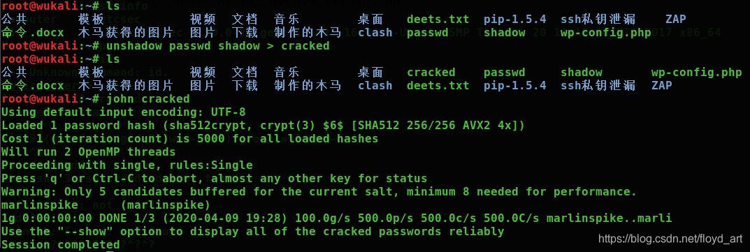 總結提權時可以抓取 /etc/passwd 和 /etc/shadow ,之後使用join來