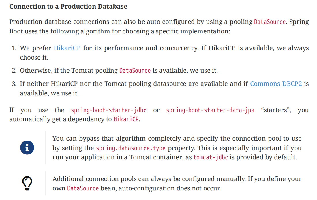 database pool