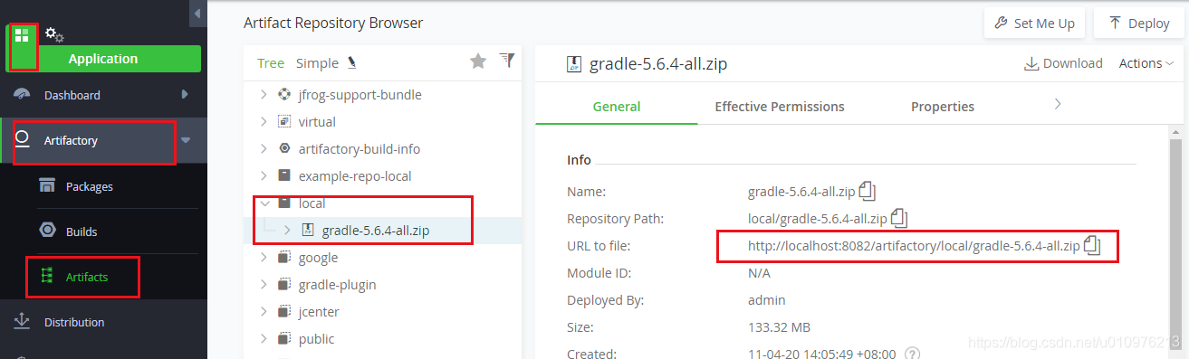 本地仓库中的gradle