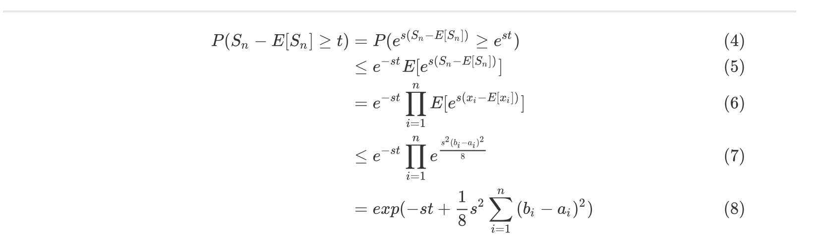 霍夫丁不等式及其他相关不等式证明 火车王 呜呜呜的博客 Csdn博客