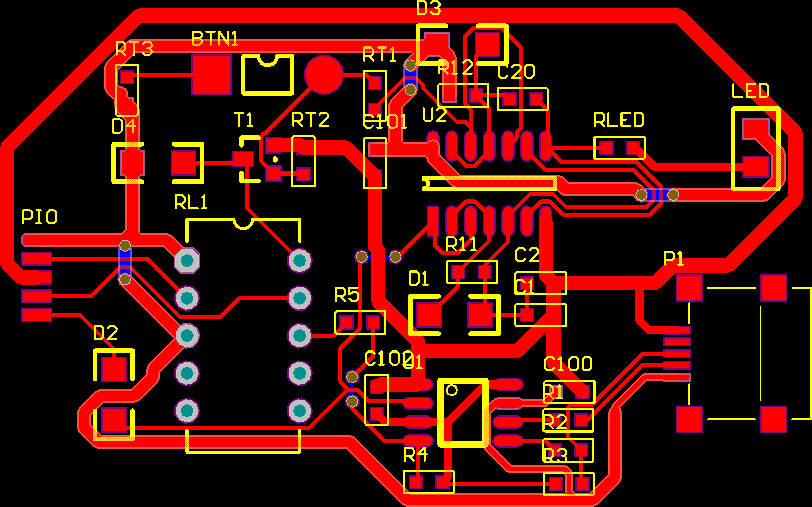 ▲ 全自动程序下载接口PCB板