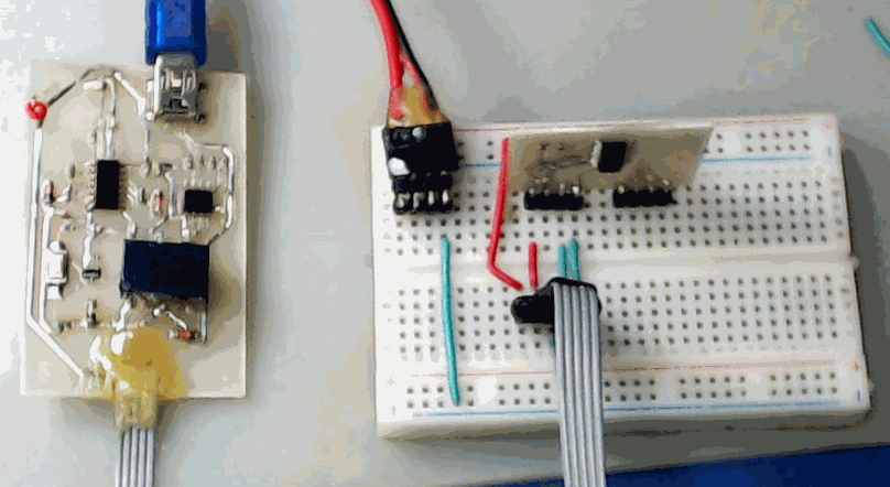 ▲ Fully automatic download board and test circuit