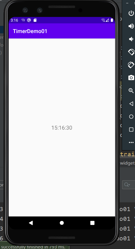 Android Studio 做一个简单数字时钟(Timer+Handler)_android studio实现数字时钟界面并且添加消息推送 ...