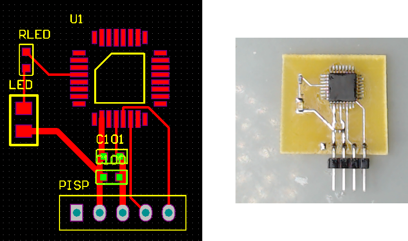 ▲ Diagrama de PCB de la versión beta