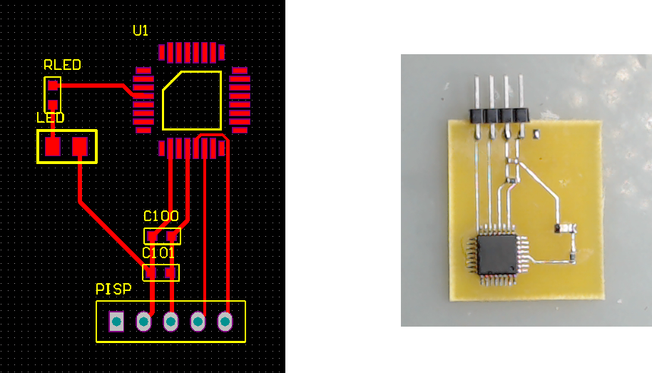 ▲ Placa de circuito de prueba